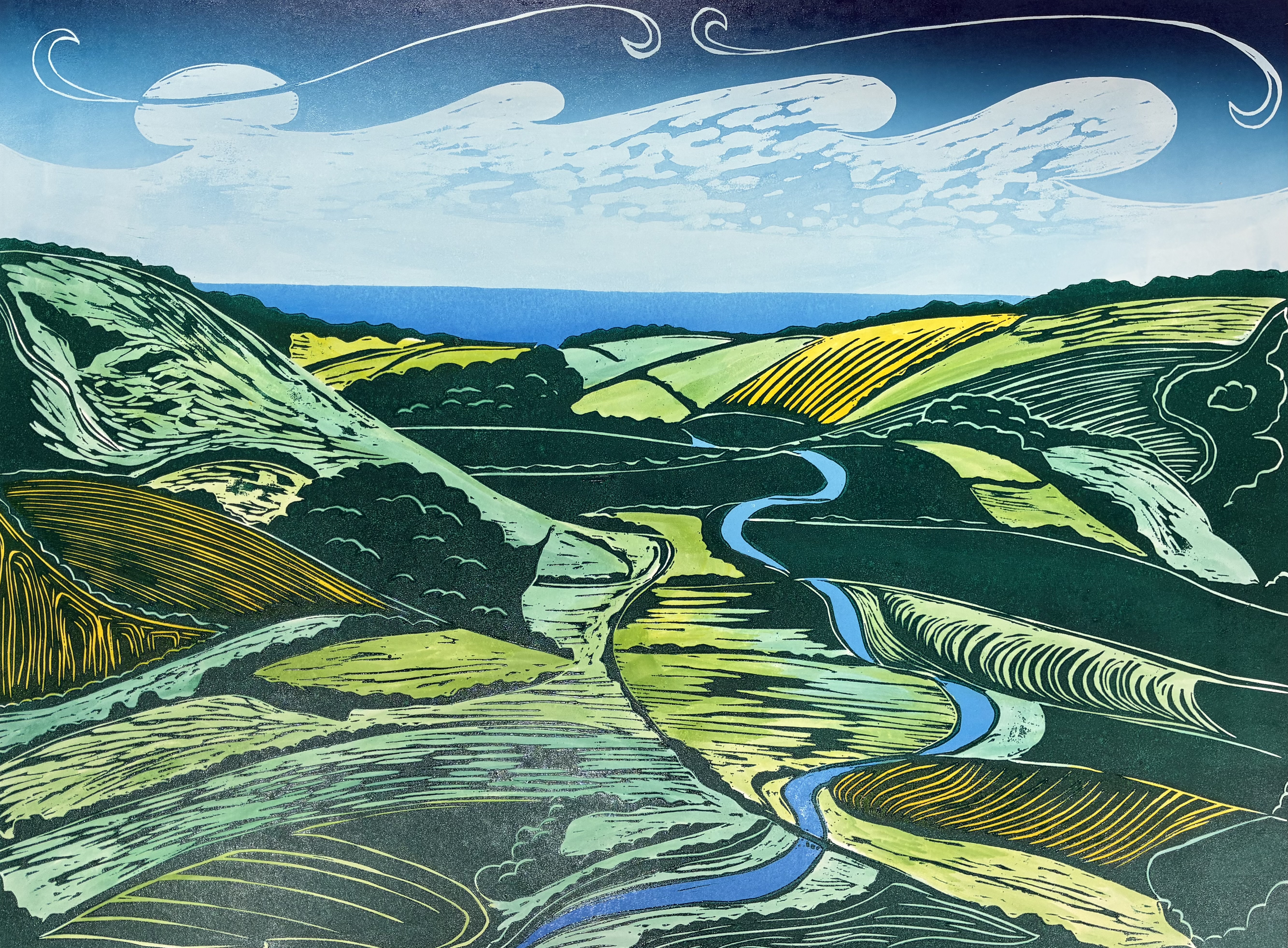 THE SEA FROM MOUNT CABURN